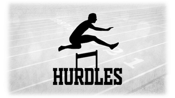 Track And Field Clipart Black And White
