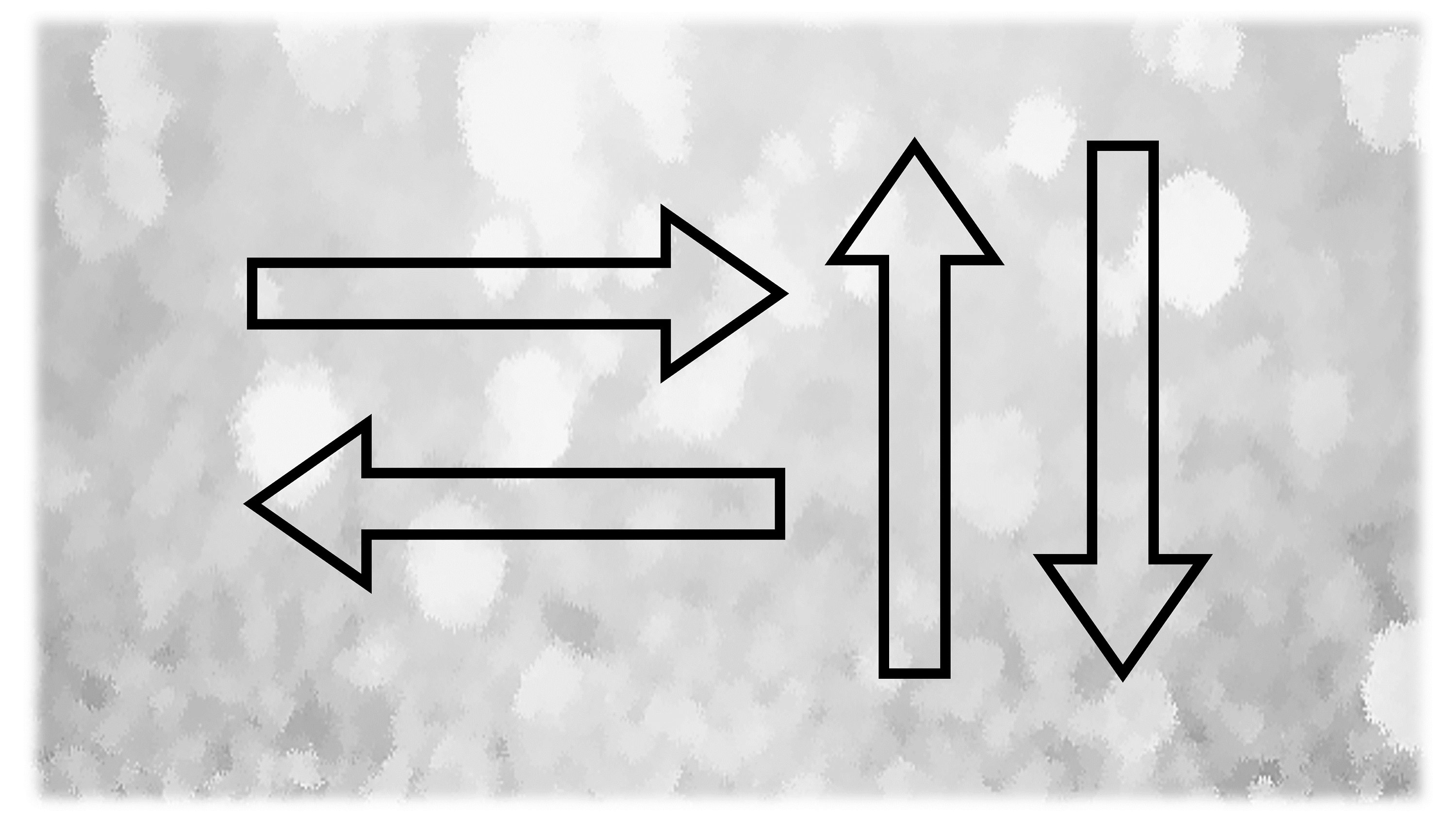 Clipart de formas: flechas negras grandes, básicas, largas y fáciles de  usar: apuntan hacia la derecha, la izquierda, arriba y abajo. Cambia el  color tú mismo. Descarga digital SVG y PNG -, image size:3000x1688