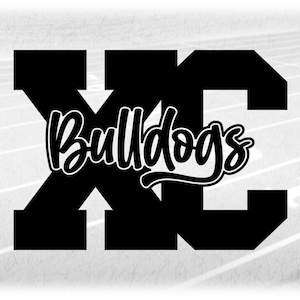 Sports Clipart: Thick Black Varsity Letters 
