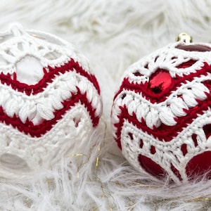 Christmas Bauble Crochet Pattern, Chrismas Jewels Chrtmas Tree Ornaments, Xmas Gift, #2