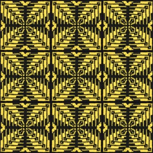 Patrón de mosaico de crochet Art Deco Tile 3, patrón de mosaico de crochet, patrón de mosaico de crochet, patrón de manta de crochet