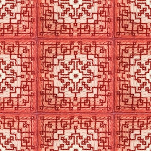 ARABESKI 1 Patrón de mosaico cuadrado