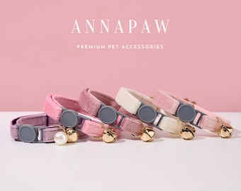 Luxus Breakaway Katzenhalsband Fliege Bell Set, personalisierte Kätzchen Kragen Leine Set, kundenspezifische Welpen Kragen Fliege für Weihnachtsgeschenke