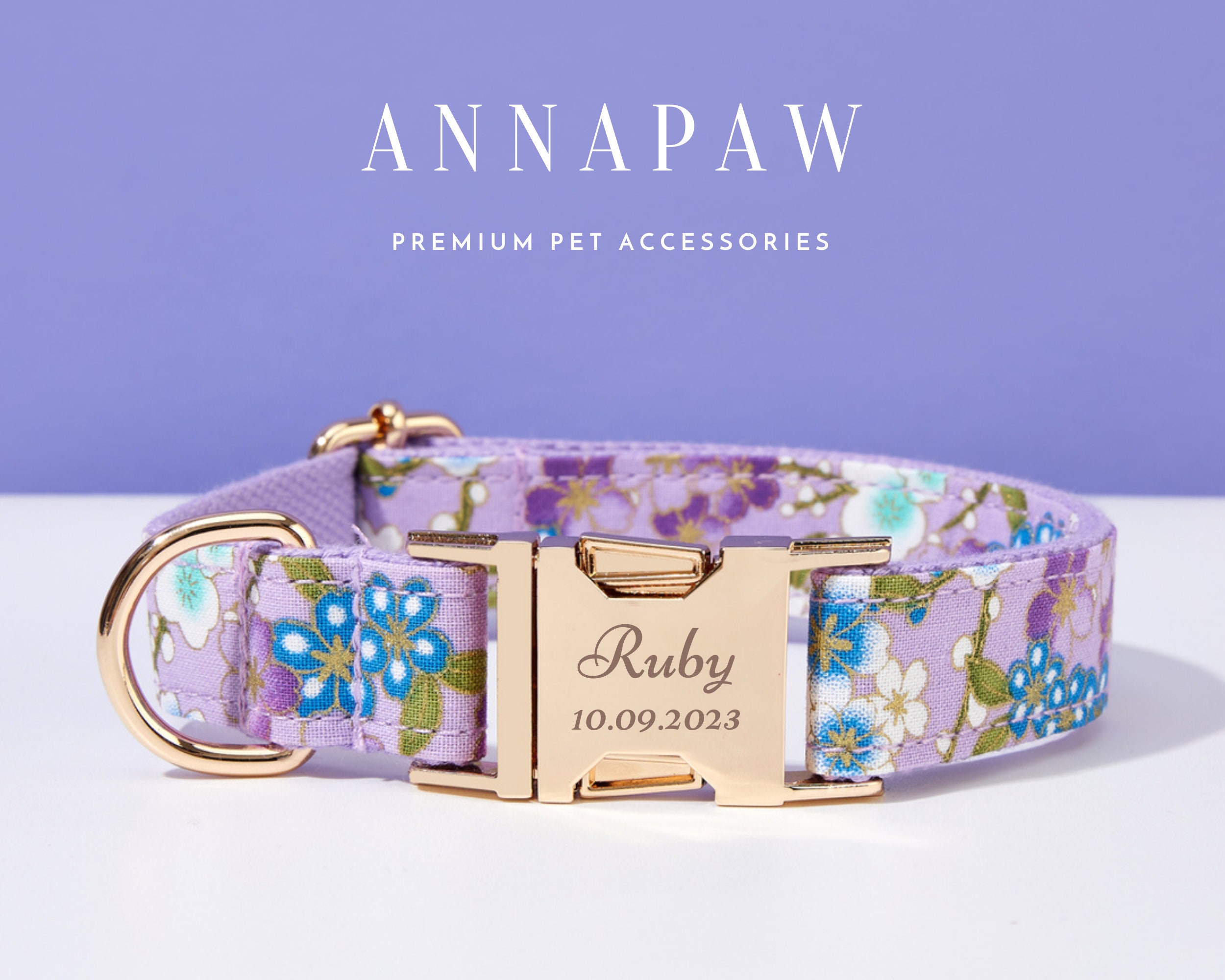 Etsy custom cheap dog collars