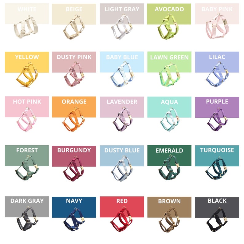 Lilac Corduroy Dog Harness and Lead Set Personalized Dog Etsy