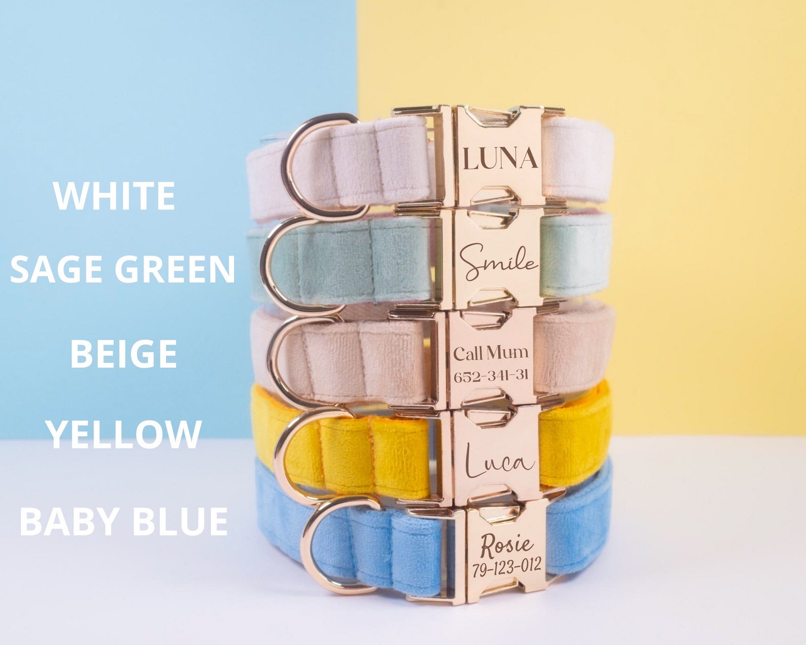 Designer Dog Collar and Leash Bow Tie Set Boy and Girl Dog Etsy