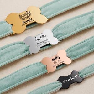 Customized Metal Dog Tag For Pet Owners,Handmade Removable Name Tag With Engraved Name For Pet Birthday Gift,Unique Dog Name Tag Gifts