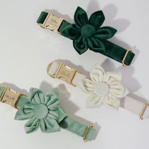 Multiple Color Dog Collar Flower, White Dog Wedding Collar, Designer Dog Wedding Dress, Christmas Gift for Boy Dog, Dog Flower Collar Sale
