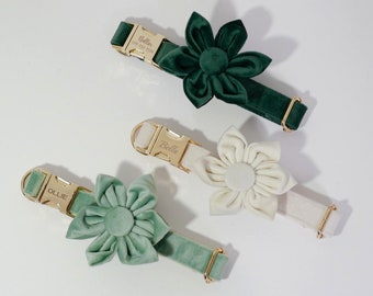 Collar de flores multicolor para perro, collar de boda blanco para perro, vestido de boda de diseñador para perro, regalo de Navidad para perro macho, venta de collares de flores para perro