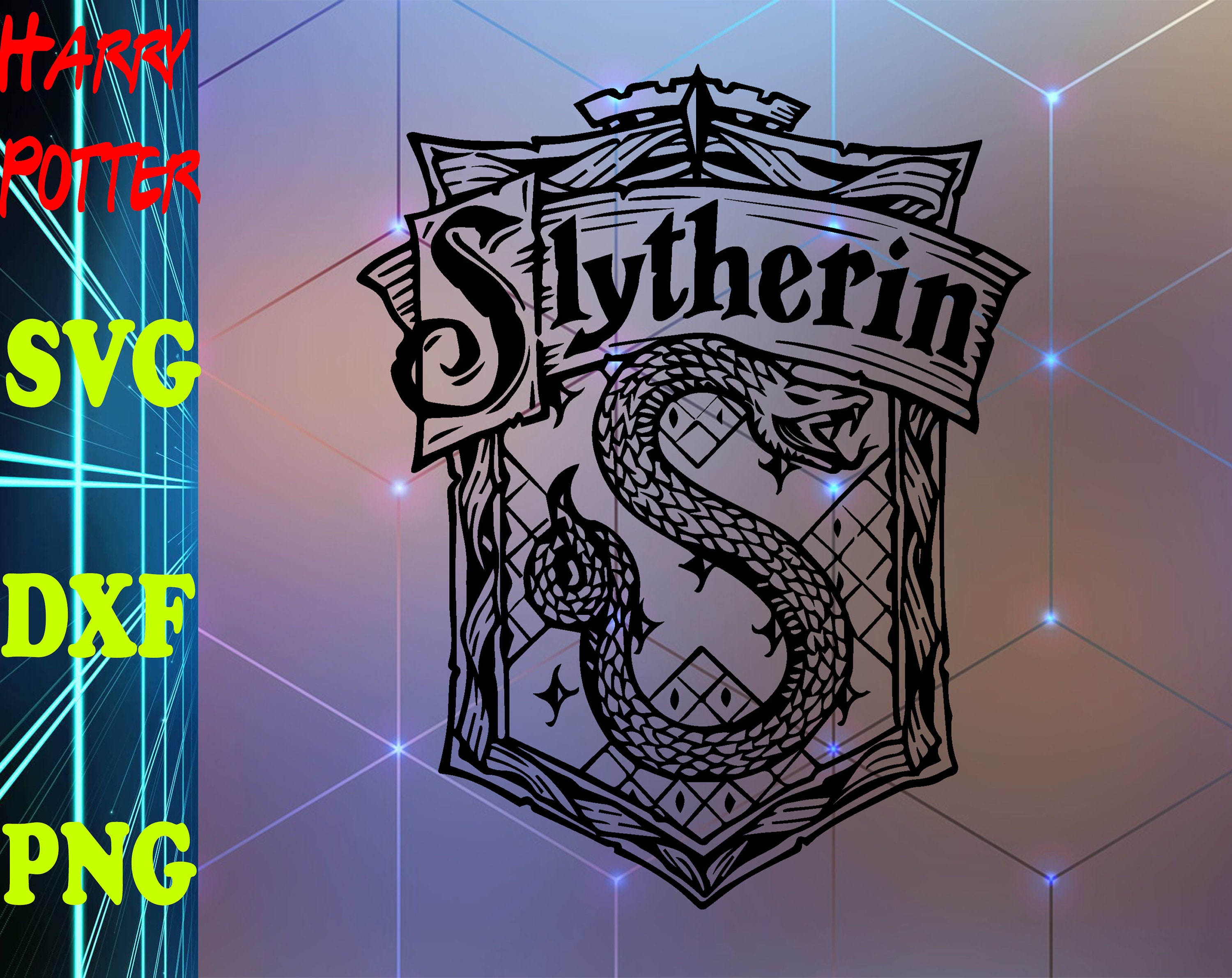 Slytherin Svg HP Bundle Svg Harry Potter Svg Dxf Png | Etsy