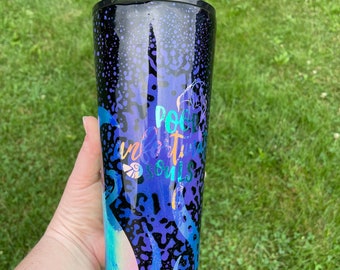 Szklanka inspirowana Urszulą, wykonana na zamówienie