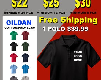 Custom Embroidered Polos | Personalized Shirts for Business & Teams