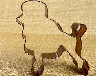 Martha by Mail Copper Cookie Cutter Poodle Dog Vintage Collectible Baking