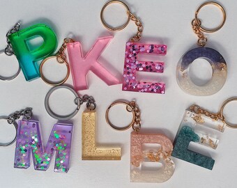 the “What’s your Name?” *CUSTOM* initial keychain