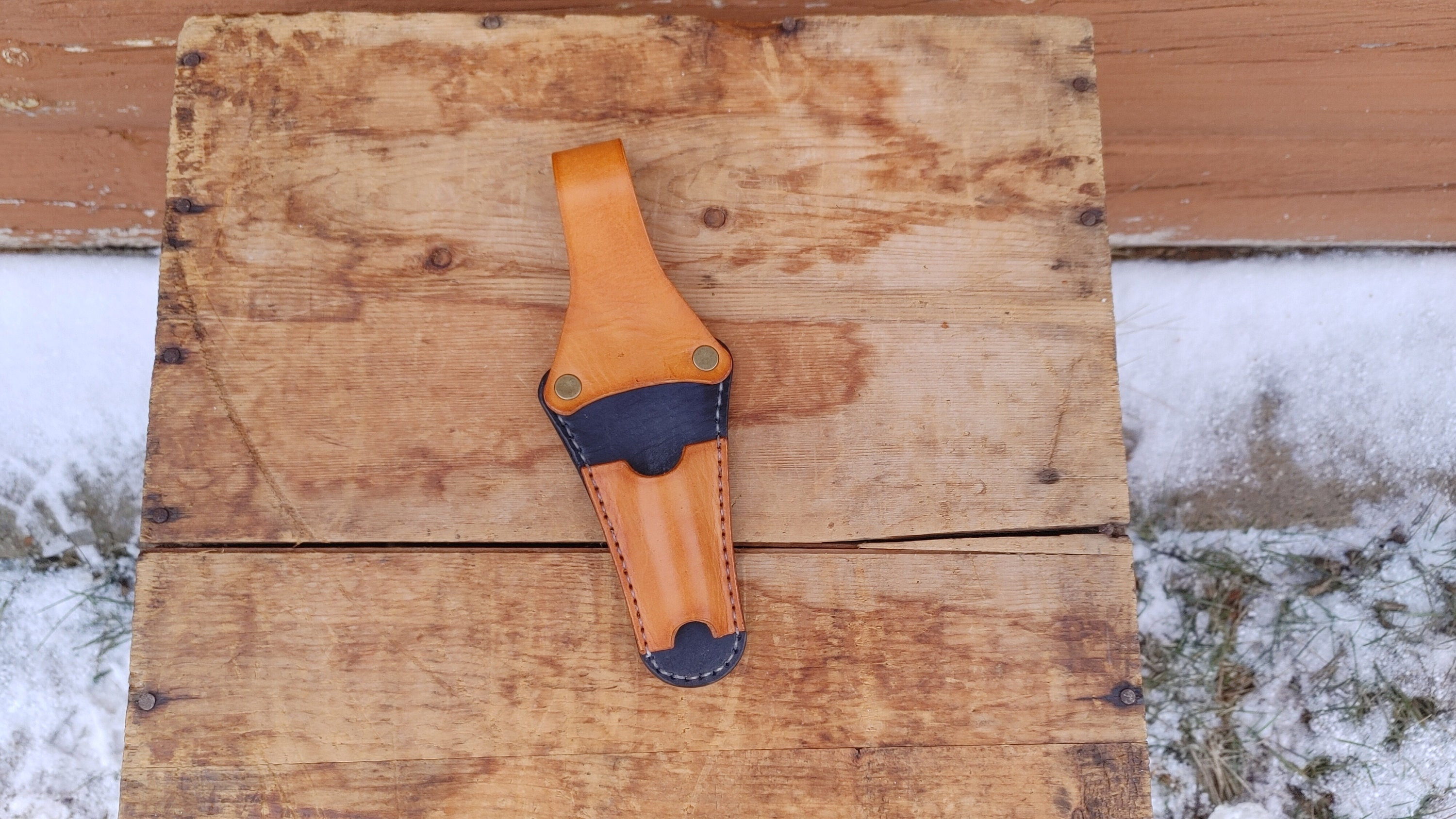 Leather Tobacco Pipe Holster / Tobacco Pipe Accessories / Pipe Case