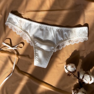 Mutandine Donna Seta Mutandine Donna In Raso Di Seta - Lingerie - Foto 2