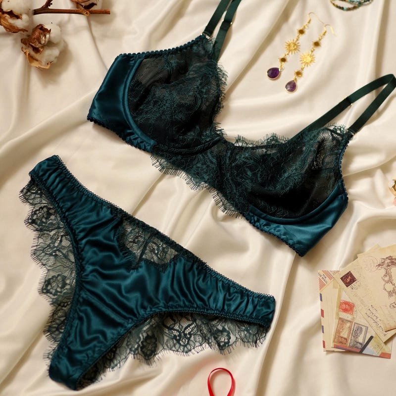 green-lingerie-etsy