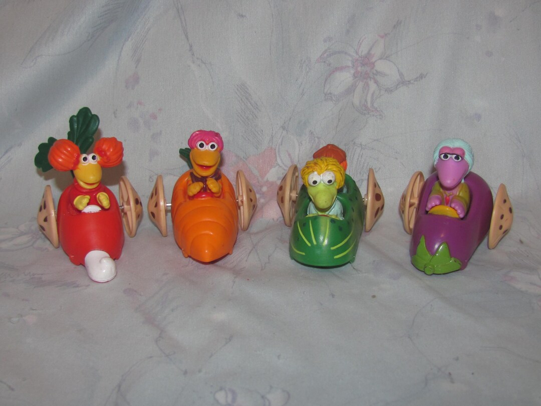 Figurine Fraggle Rock – Gobo Avec Carotte, PVC Sur Socle, McDonald's