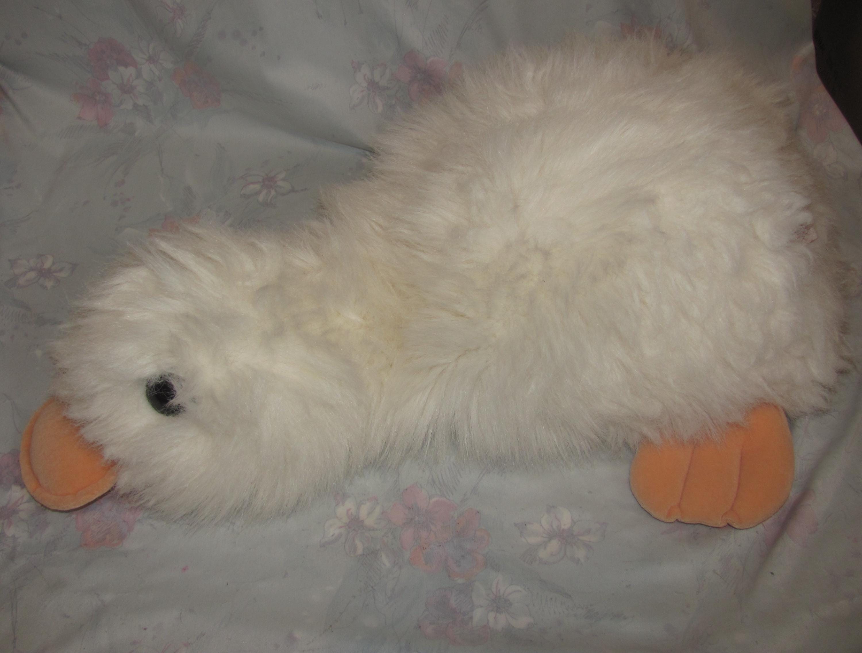 Vintage 1988 Heritage Ganz Bros Googles White Duck Billed Platypus