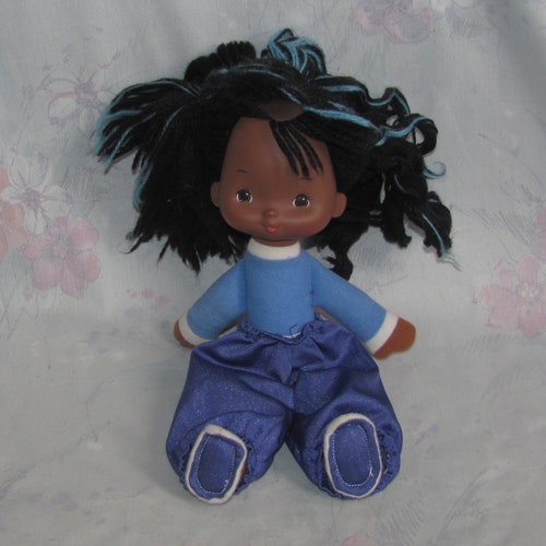 Poupée Rainbow Brite Mattel 1983 – Indigo, Vintage, Fabriquée à Taïwan