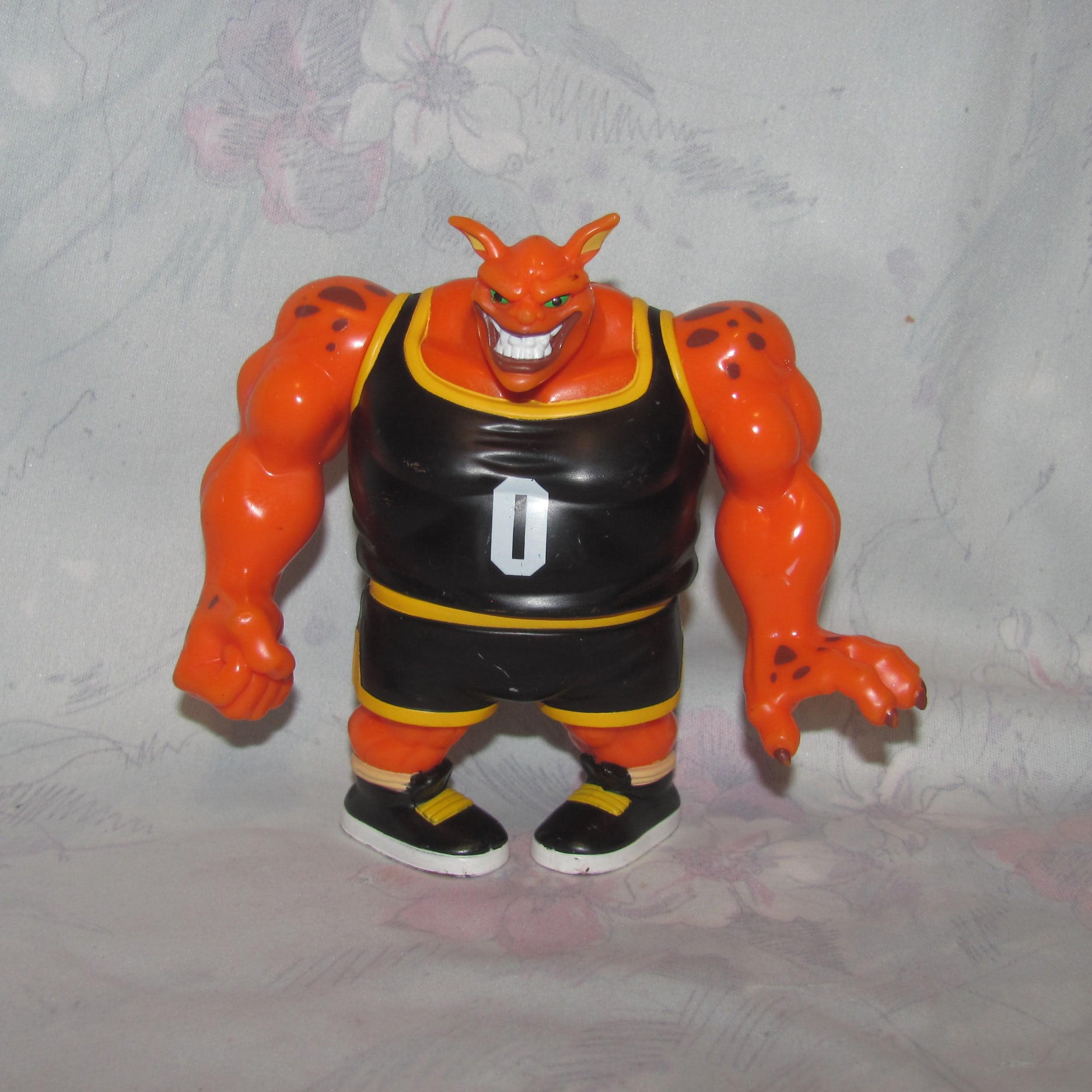 Vintage 1996 Space Jam Pound Figure - Orange Monstars Player