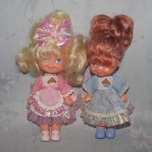 Vintage Mattel Cherry Merry Muffin Doll Set - Cherry and Betty Berry - Blonde, Redhead
