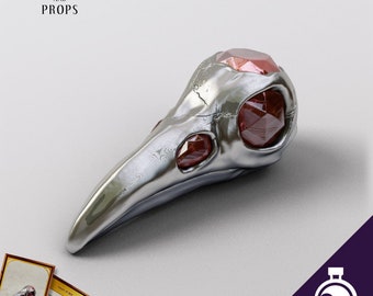 Amulet of Bird - Cast "Find Familiar" spell 3D Printed - DnD - Prop - TTRPG - Puzzles and Props