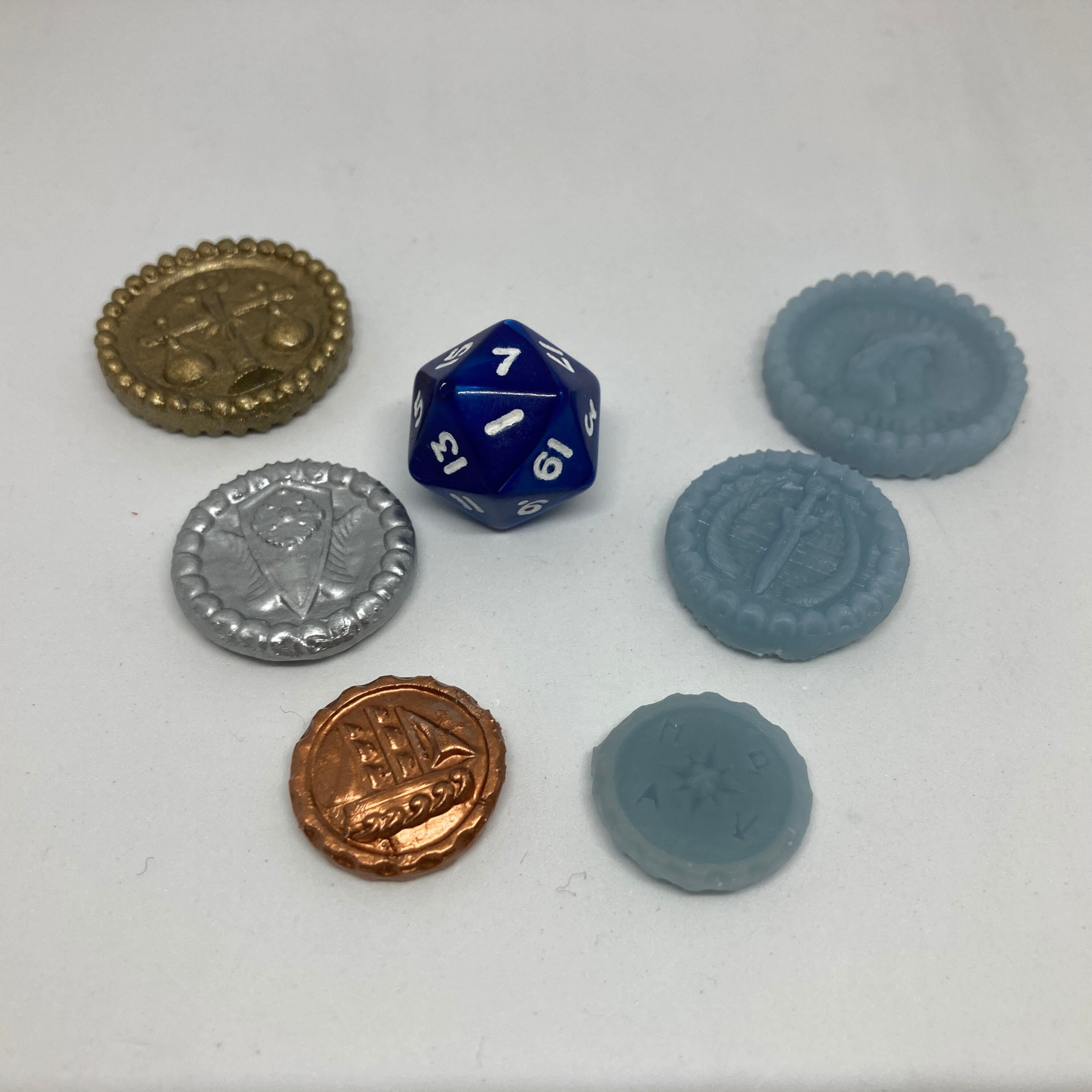 3D Printable Empire Coins - Copper, Silver, Gold by Props&Beyond