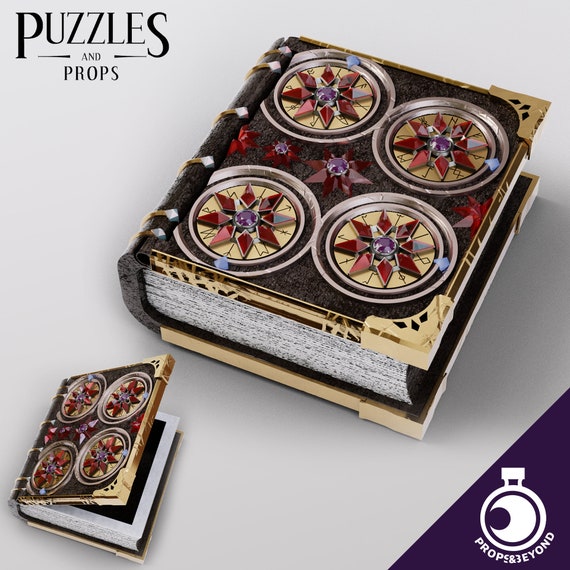 Puzzle - tome of portals - 3d printed - dnd - prop - ttrpg ...
