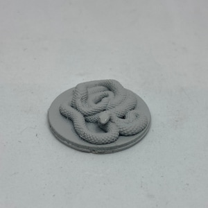 Constrictor Snake 3D Printed Resin Miniature Figurine for Tabletop Gaming, Dungeons and Dragons and other RPG's