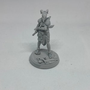 kt-ygazi Tribal Warrior Leader Miniature for Dungeons and Dragons - 3D Printed for Tabletop RPGs