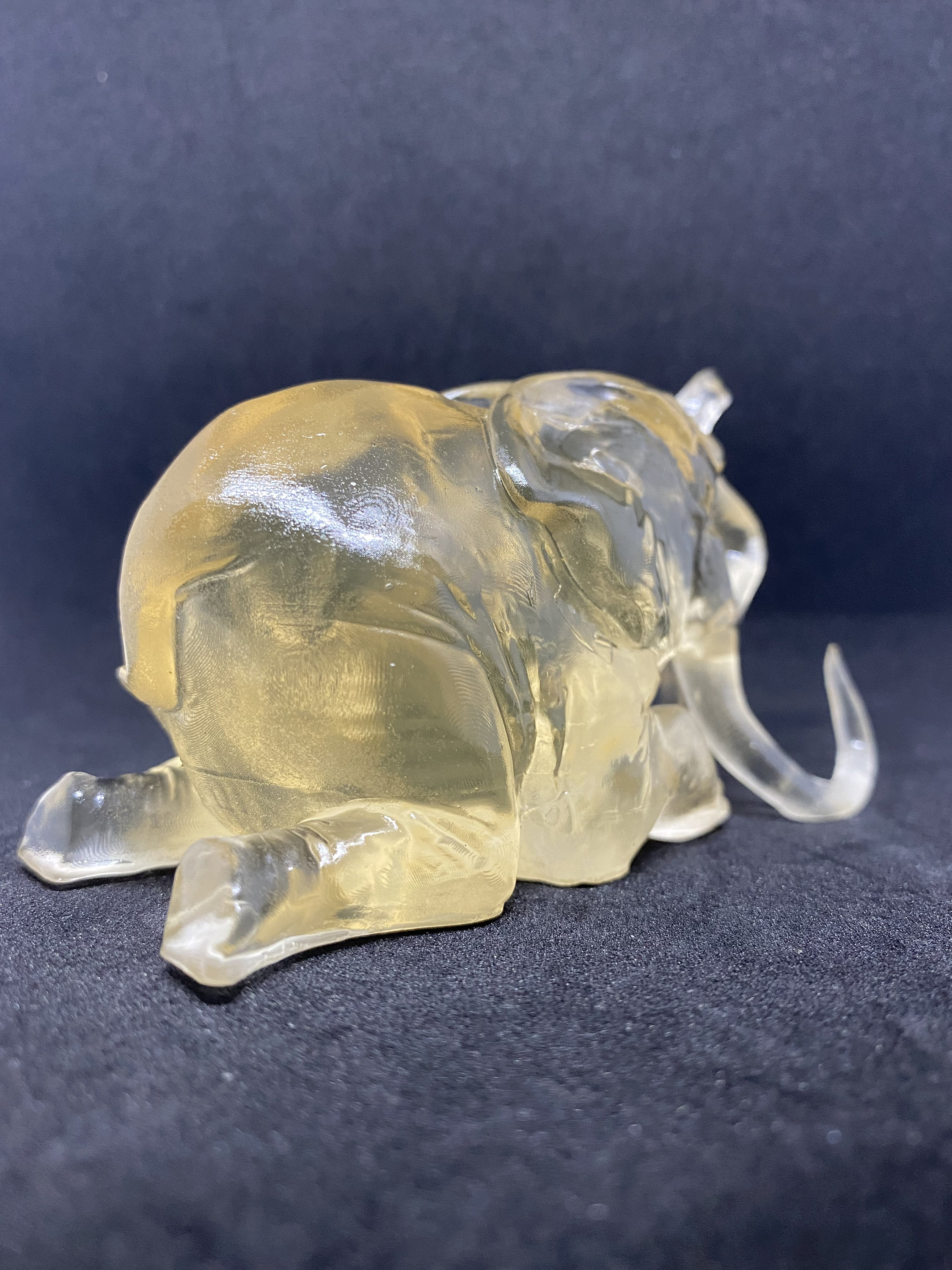 Figurine of Wondrous Power Marble Elephant 3D Printed Etsy
