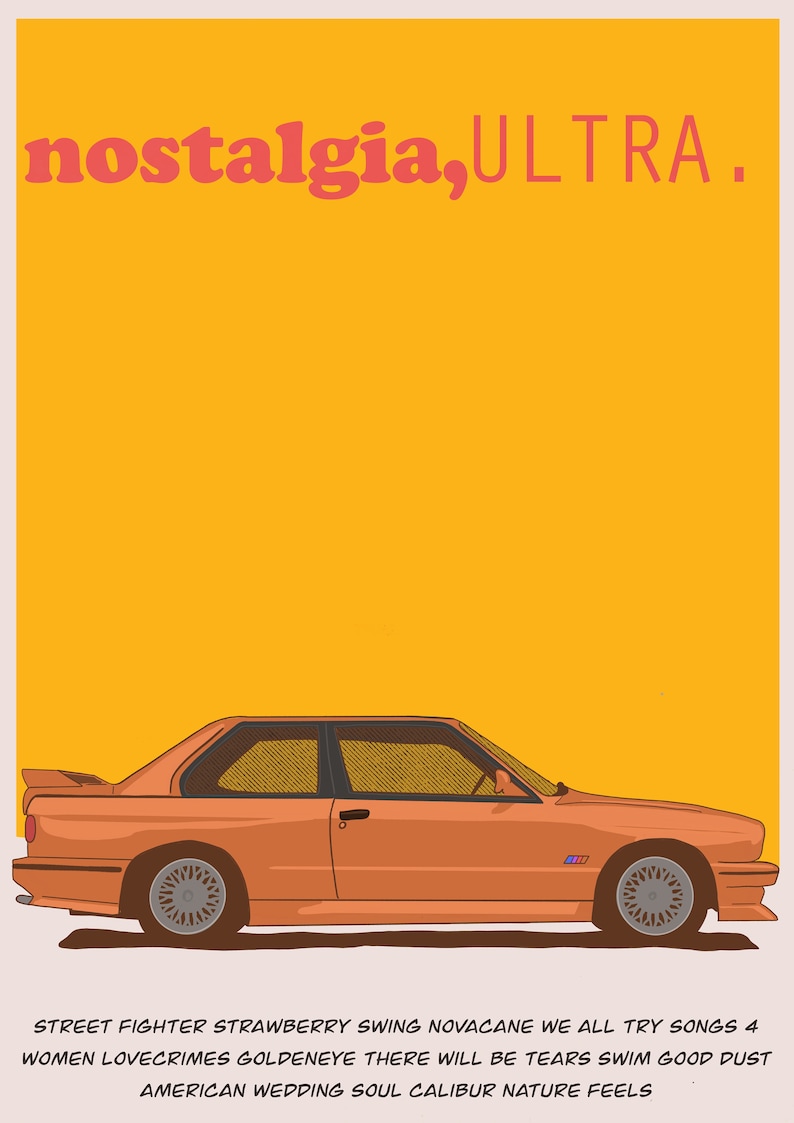 Frank Ocean Nostalgia Ultra Album Record Post Print Art Etsy