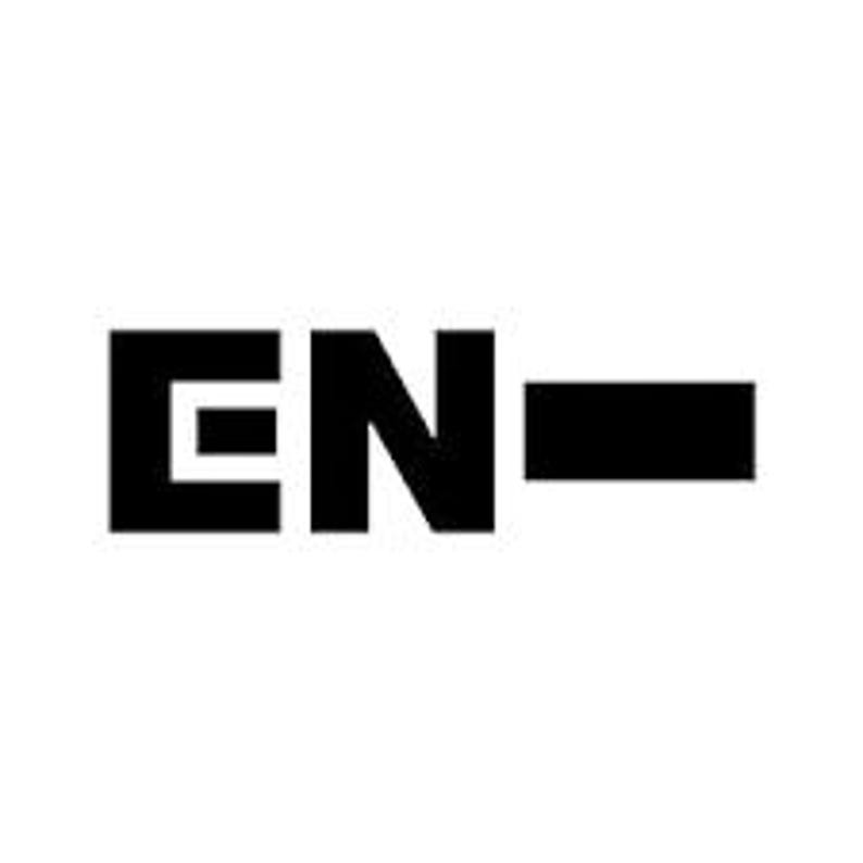 May include: Black and white logo with the letters "EN-". The "E" and "N" are in a bold, sans-serif font. The "E" is a square with a smaller square cut out of the center. The "N" is a solid letter. A horizontal line follows the "N".