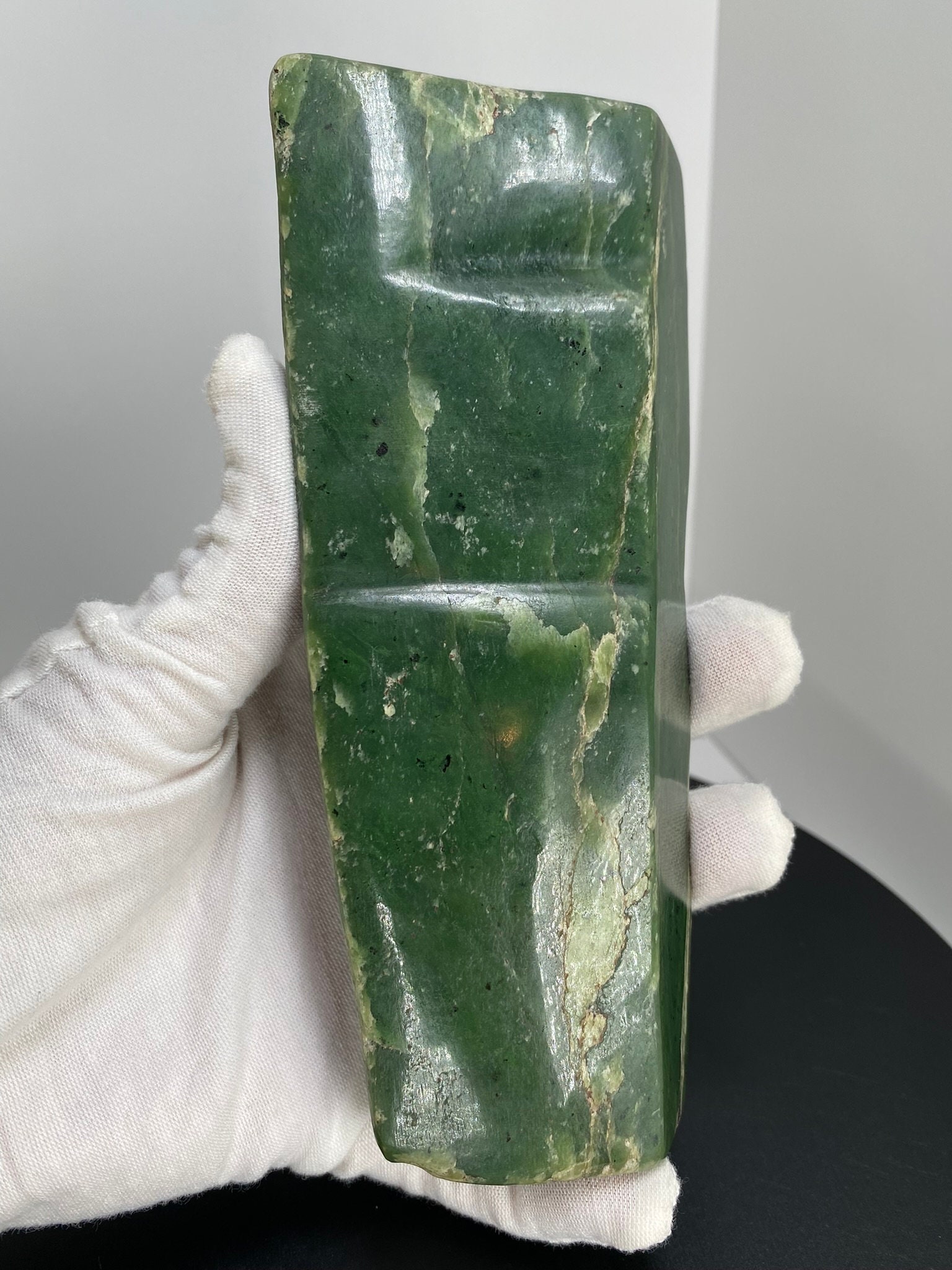 Nephrite Jade Natural Stone Free Form Over 1 Pound 6.2