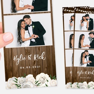 Hochzeit Fotostand Vorlage, Fotostand Vorlage Rustikal, 5x16, Streifen, PSD, Western Fotostand Vorlage, Spitze, Quinceañera Template