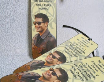 SUPERNATURAL Book Mark, Dean Winchester