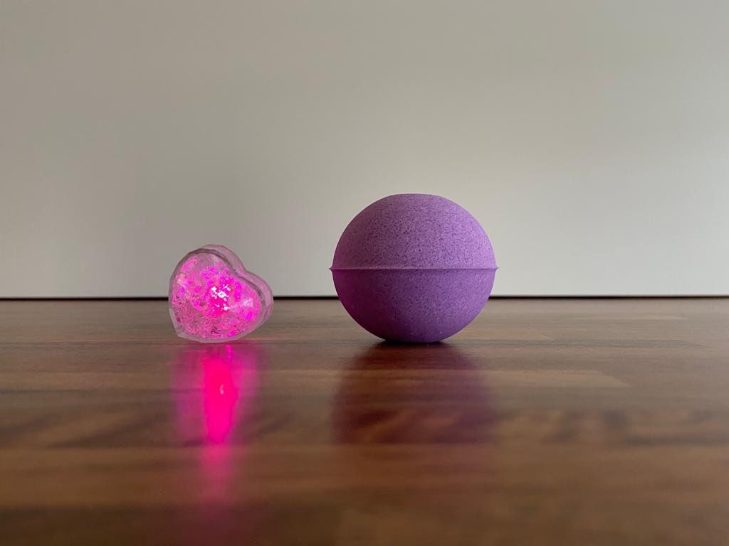 The Disco Bath Bomb Flashing Light Up Surprise Bath Bomb Etsy