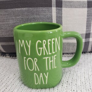 Rae Dunn WE'RE A PERFECT MATCHA Mug Green Mint LL Tea Brand New