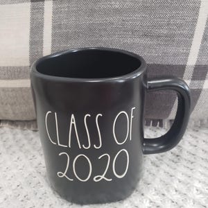 Rae Dunn &quot;Class Of 2020&quot; Black Mug Collection