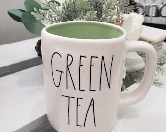 Rae Dunn "GREEN TEA"Mug Tea Collection