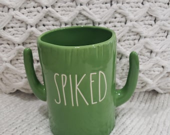 Rae Dunn "Spiked" Green Cactus Mug Collection