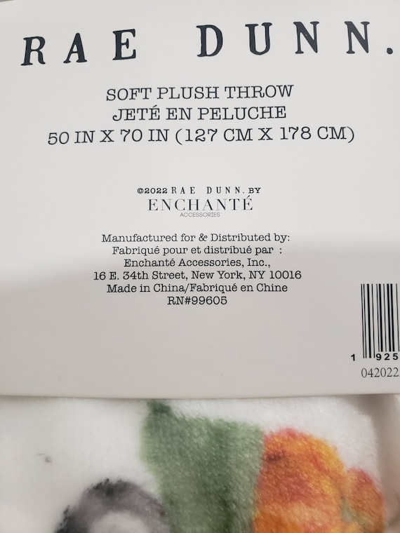 Rae Dunn thankful Green Truck Fall Plush Throw Blanket Collection Etsy Canada