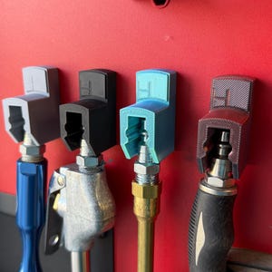 Air Tool Magnetic Dock: 3D Printed Tool Organizer - Pat. Pend.