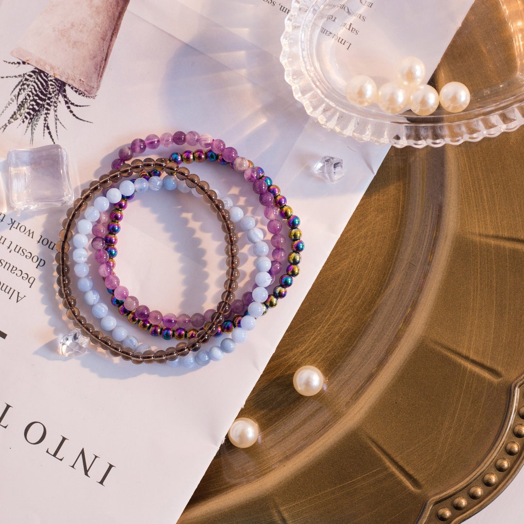 Anti Anxiety, Stress, Worry Stone Stackable Dainty Crystal Intention