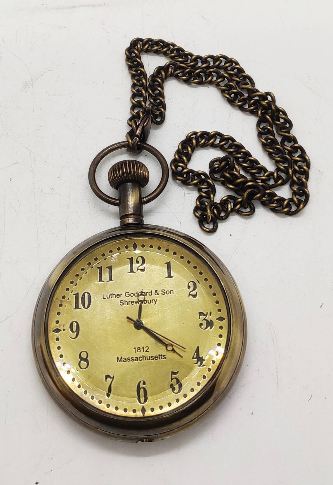 Nautical Pocket Watch Nautical Antique Brass Vintage Etsy