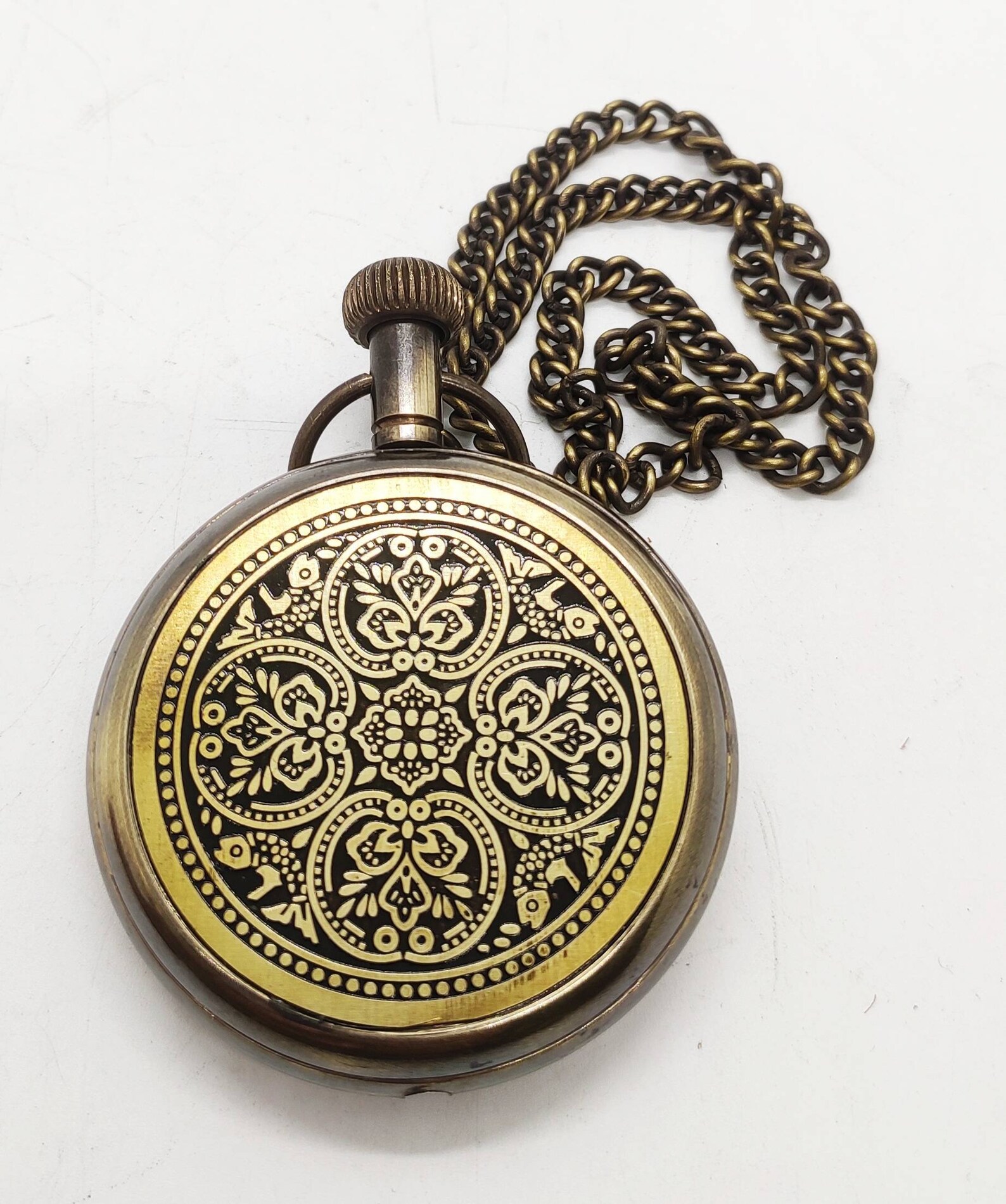 Nautical Pocket Watch Nautical Antique Brass Vintage Etsy
