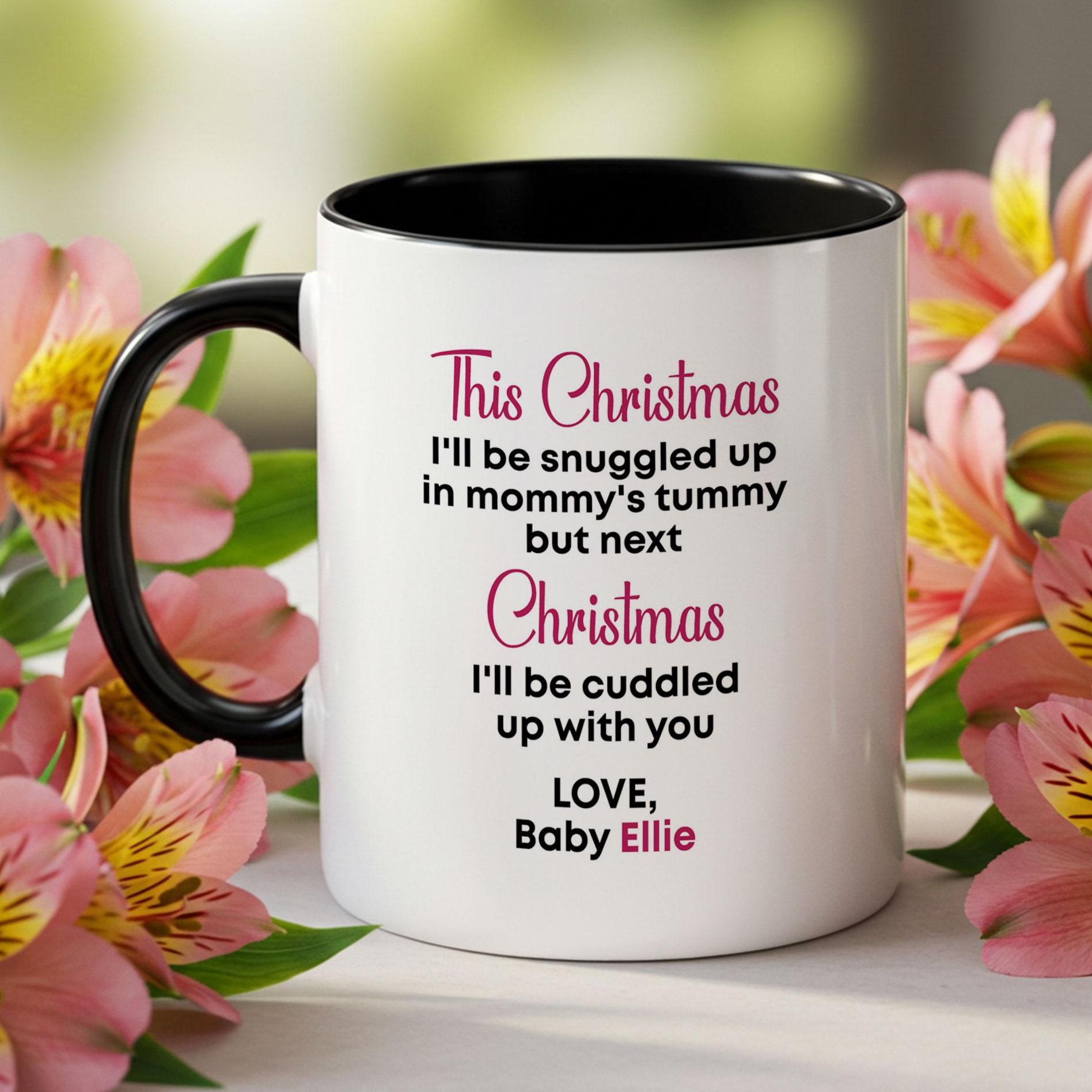 Custom Ultrasound Photo Mug • Personalized Sonogram Cup • Pregnancy ...