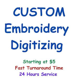 Custom Embroidery Digitizing Service: Image to Machine File
