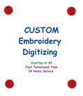Custom Embroidery Digitizing / Image Digitizing / Logo Digitizing
